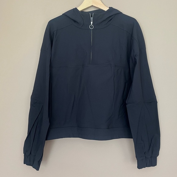 {Sweaty Betty} Winter Explorer 1/2 Zip Hoody in Black - Womens US 12 - NWT - Picture 1 of 13